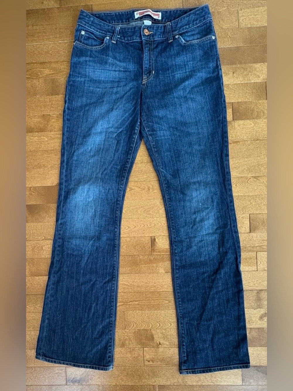 GAP Curvy Flare Dark Wash Jeans Women's Size 10 Long